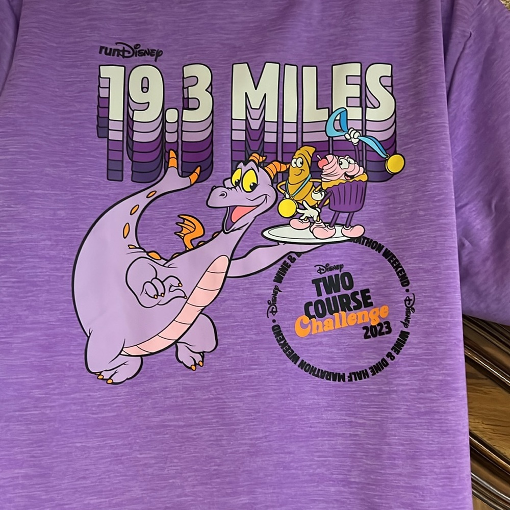 Run Disney Zip Mens Jacket Wine & Dine Half Marathon 2023 Figment Size XX-Large - Picture 5 of 6